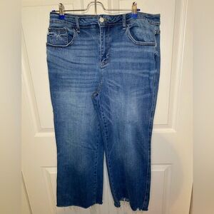 Judy Blue Wide Leg Crop Jean size 15/32